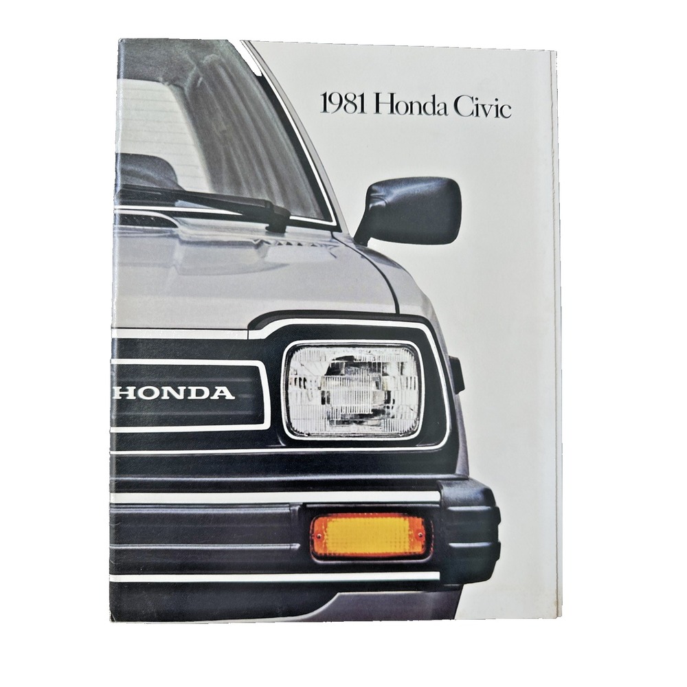 1981 Honda Civic Sales Brochure w/Pricing Quote